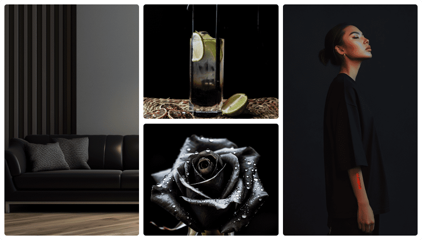 Glossy Black: Mystery That Radiates Richness